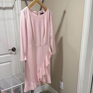 Tommy Hilfiger Soft Pink Long Sleeve Dress